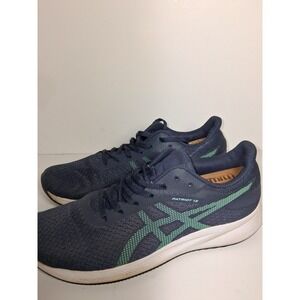 Asics Patriot 13 Running Shoes Blue Green Womens Size 9 Athletic Sneakers